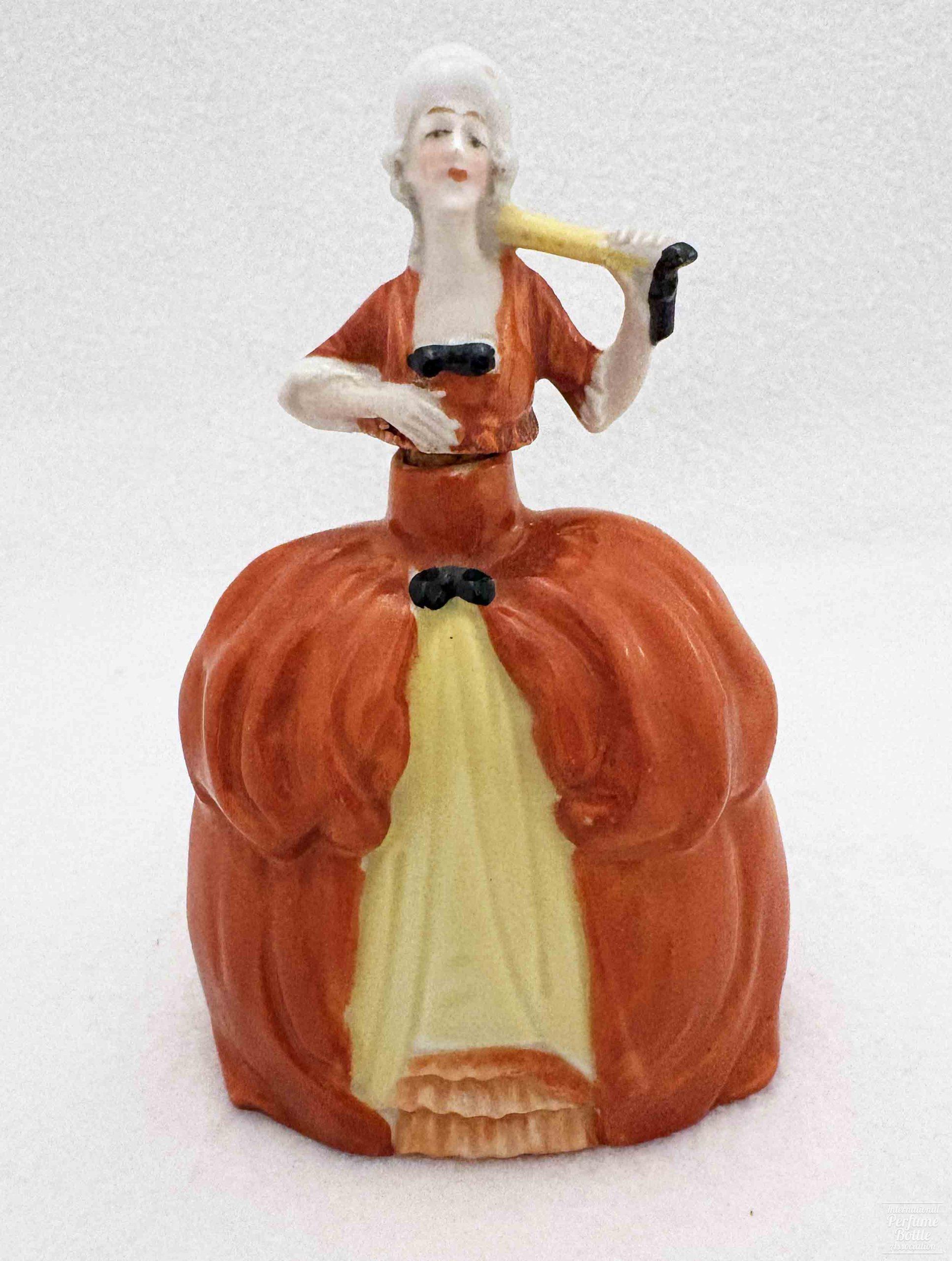 Porcelain Lady Holding Fan