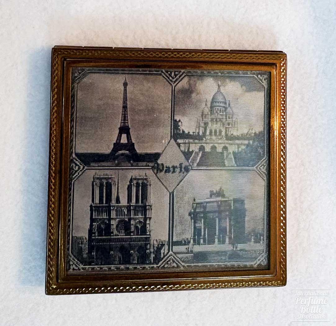 Paris Souvenir Compact With "Holographic" Images