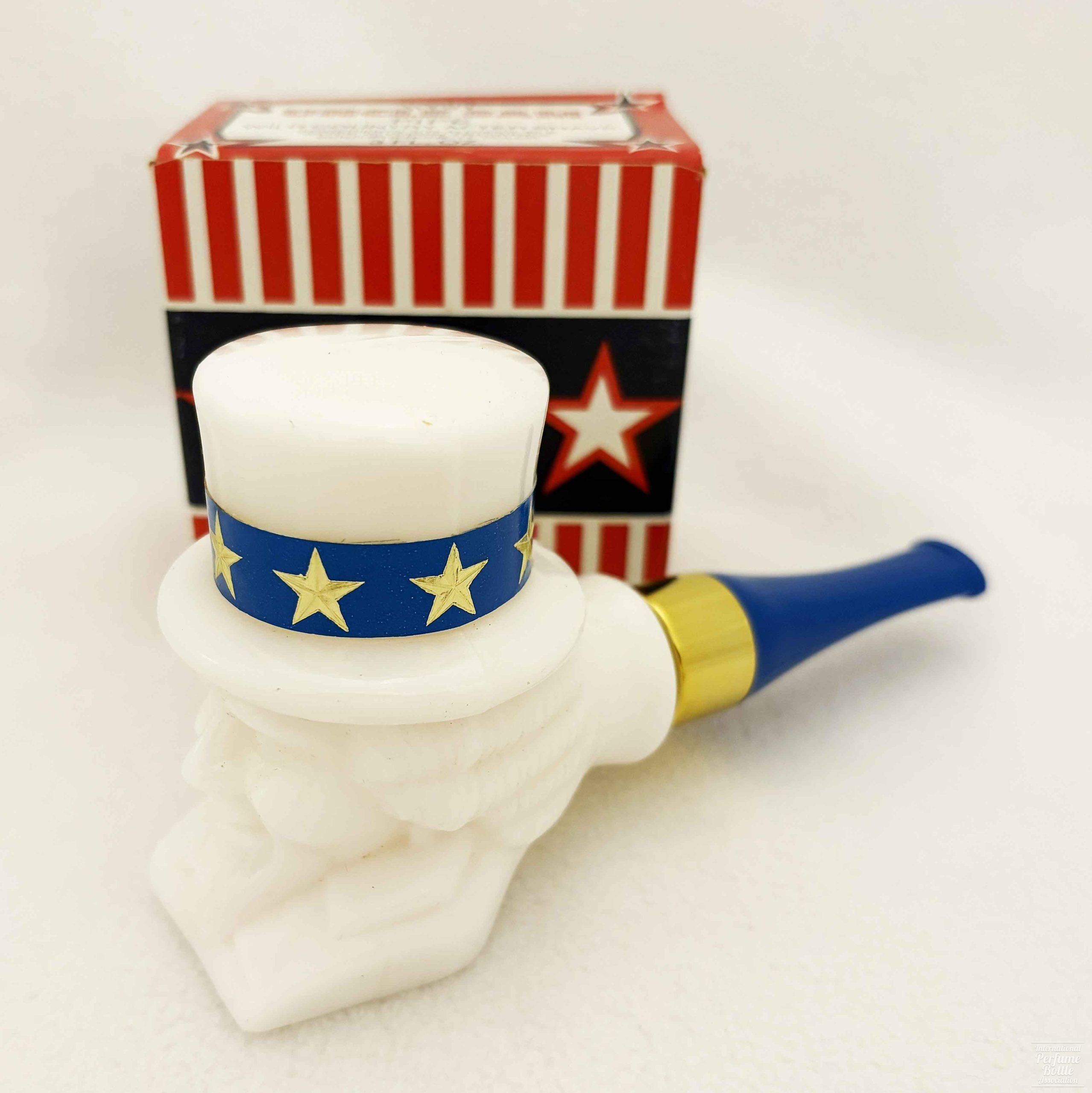 Uncle Sam Pipe Decanter by Avon