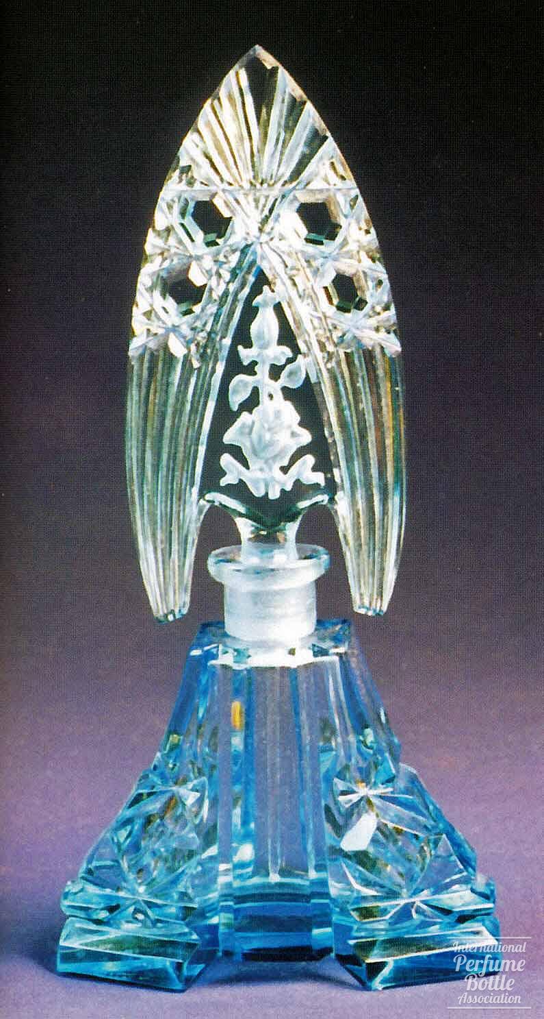 Blue Floral Tiara Stopper