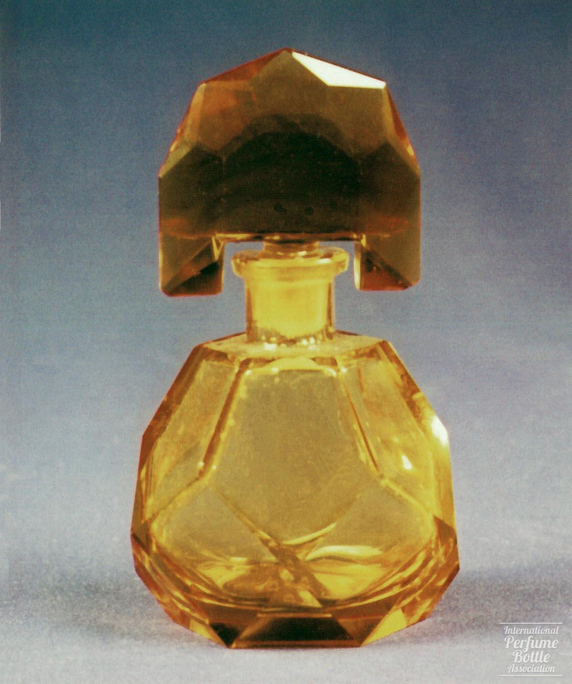 Honey Amber Bottle With Tiara Stopper