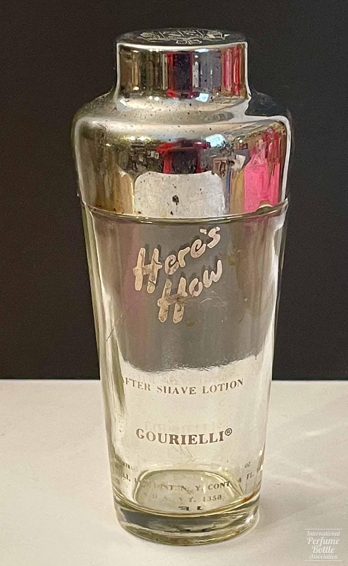"Here's How" Cocktail Shaker Bottle by Gourielli