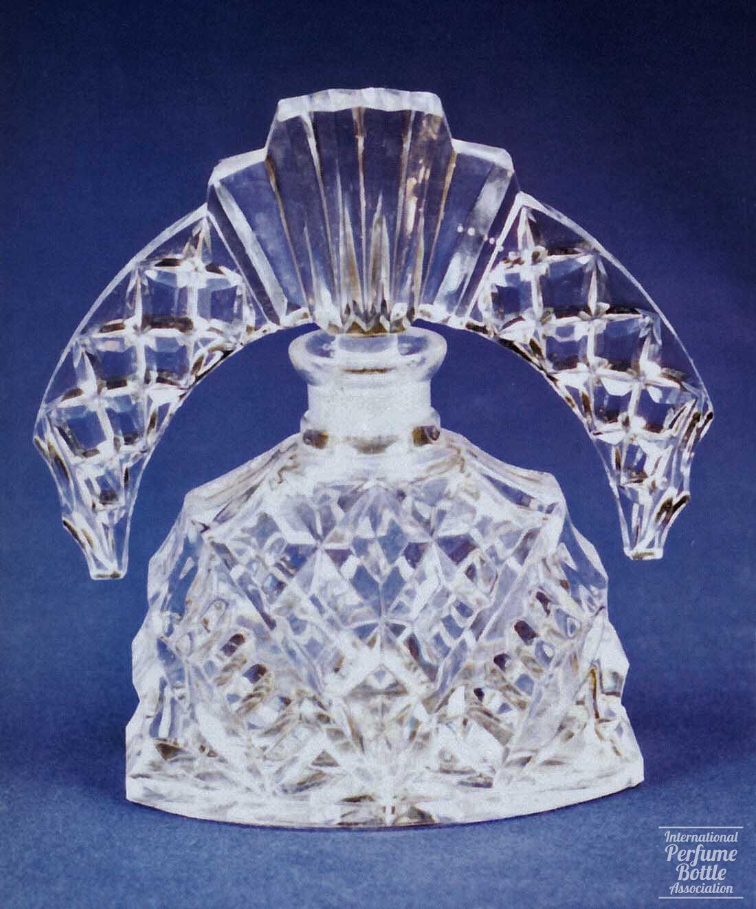 Clear Bottle With Tiara Stopper