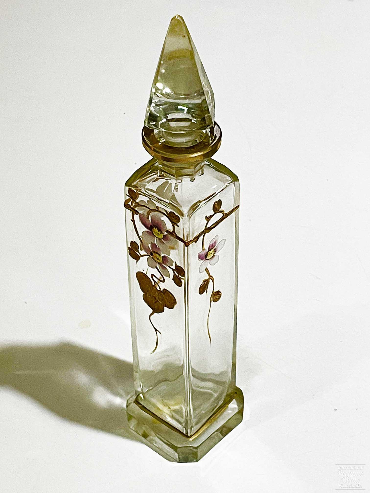 Perfume With Enameled Violets by Brüder Rachmann