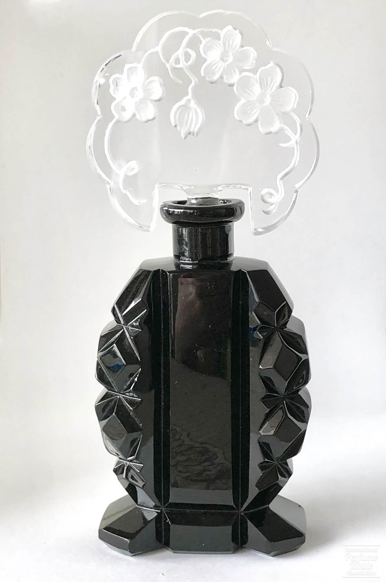 Black and Clear Czech With Tiara Stopper