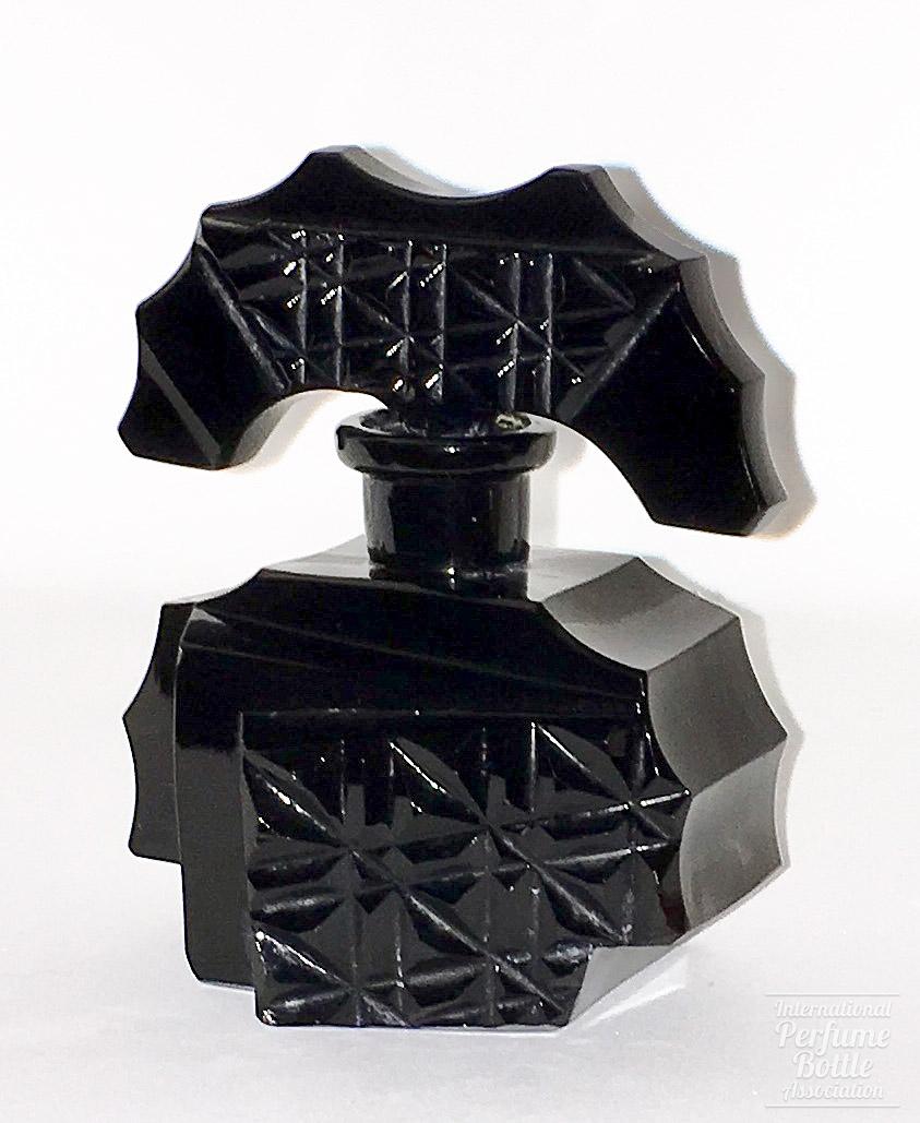Geometric Black Bottle and Stopper