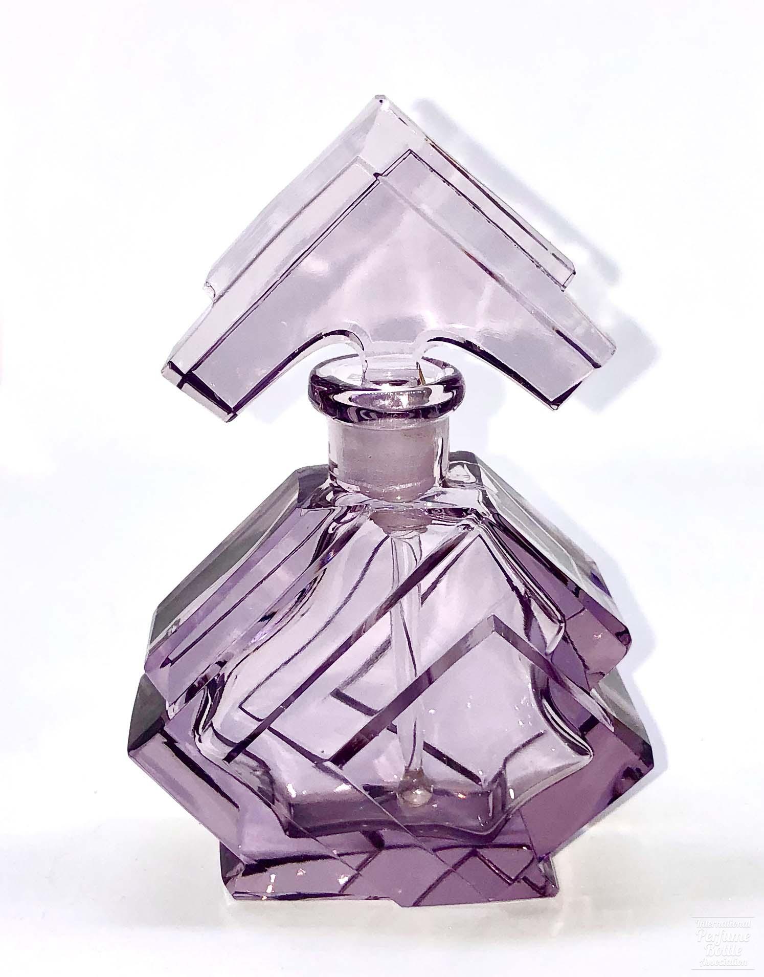 Purple Czech With Geometric Motifs