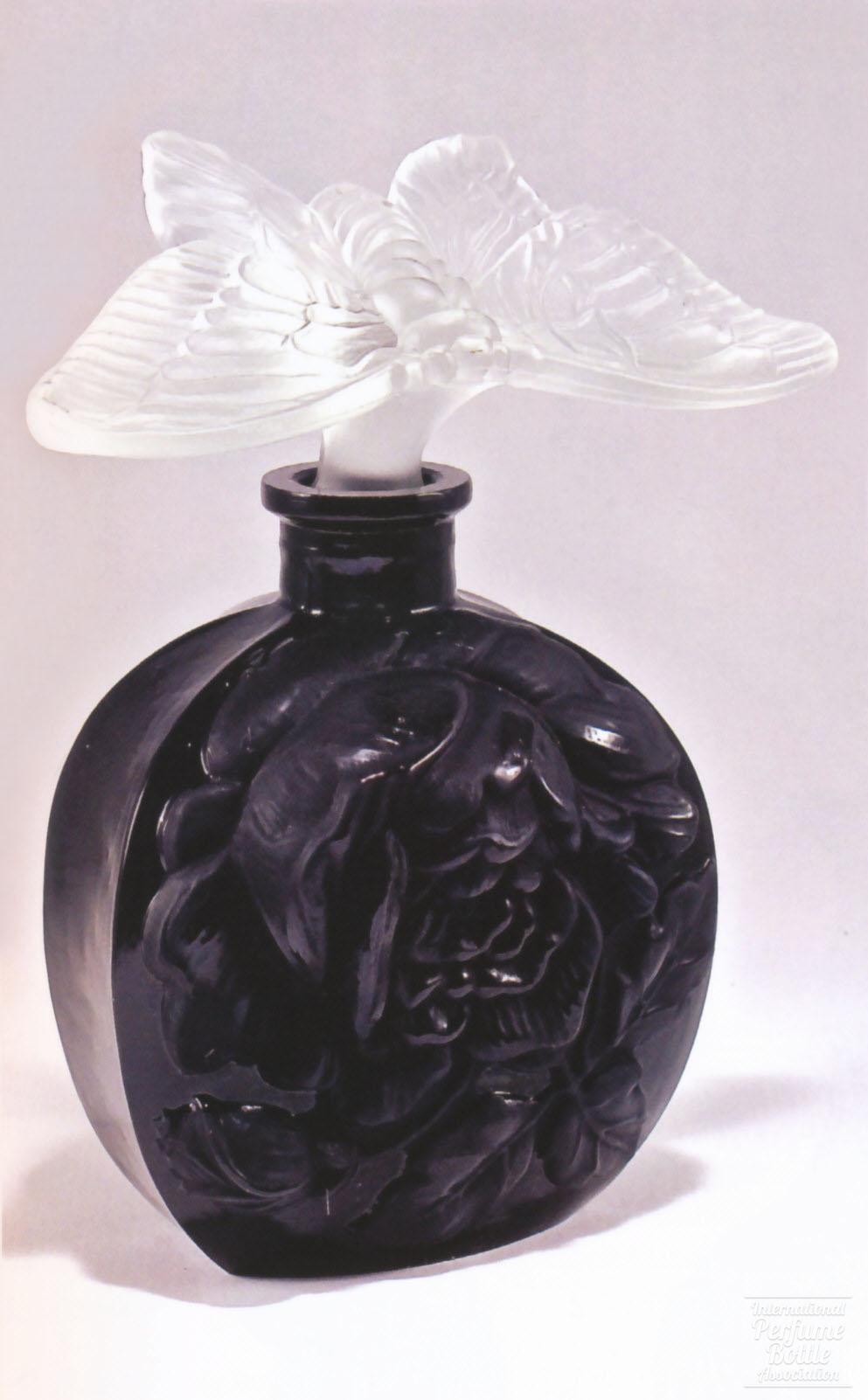 Black Bottle with Clear Butterfly Stopper
